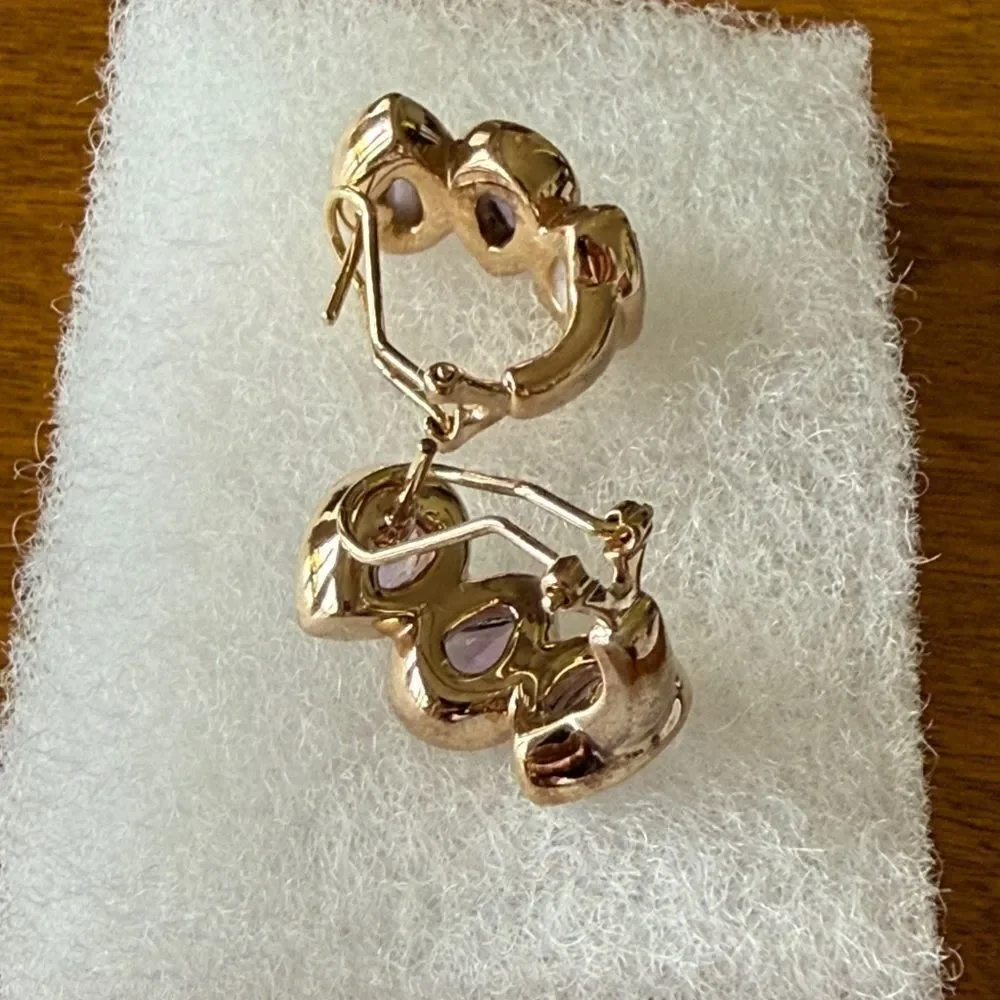 Gold vermeil earrings
